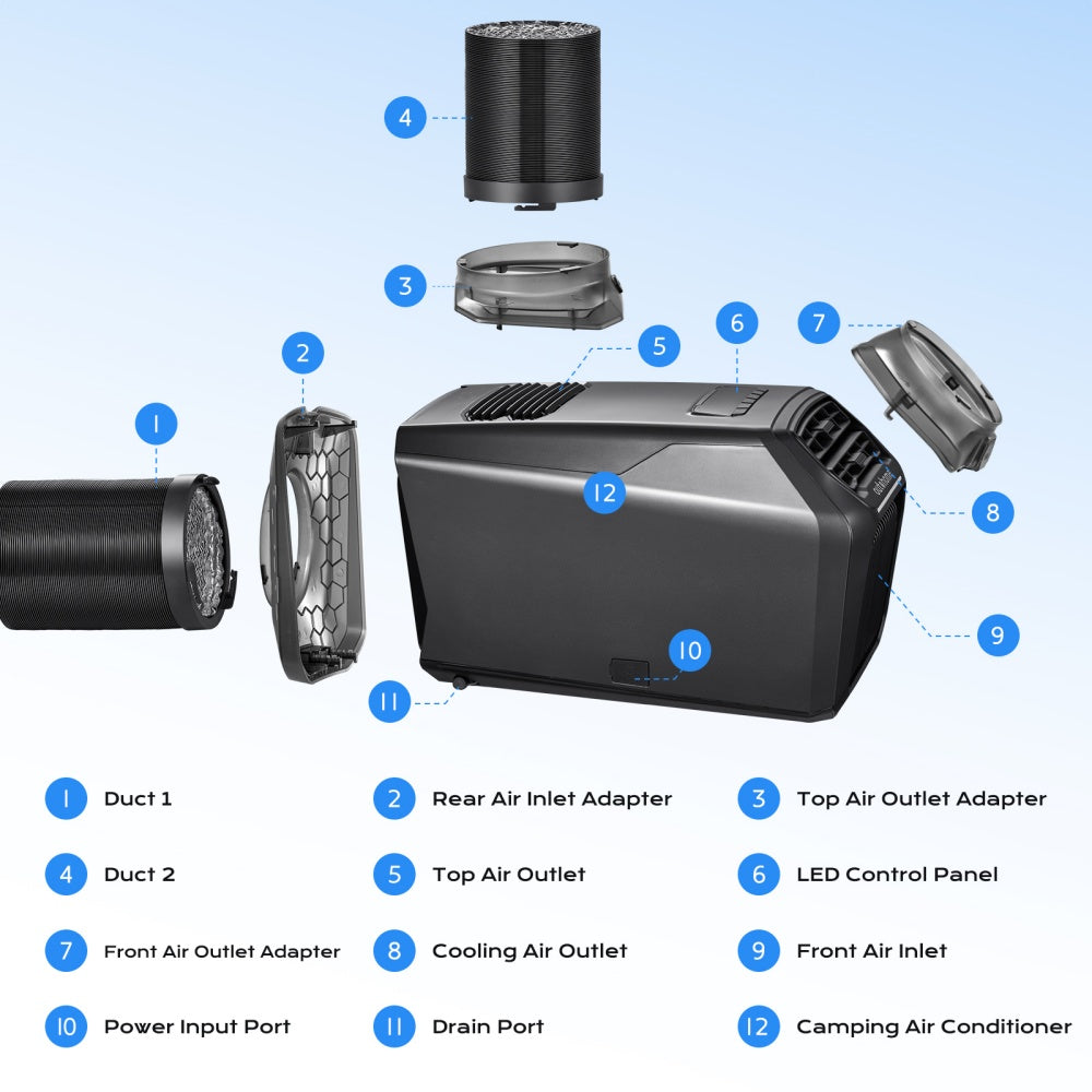 Portable air conditioner IOG-3 product photo (5/14) - OUTOHOME