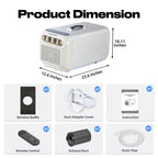 Portable air conditioner SOG-1（white） product photo (12/13) - OUTOHOME