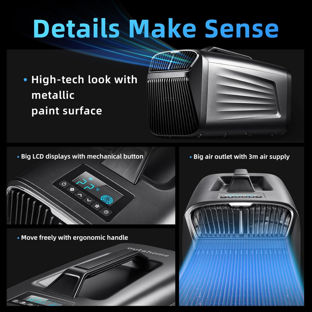 Portable air conditioner IOG-1（Grey）