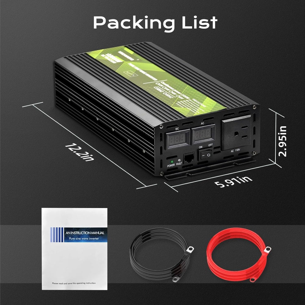 Portable Air Conditioner (IOG-1) 1500W Pure SINE Wave Inverter product photo (8/8) - OUTOHOME