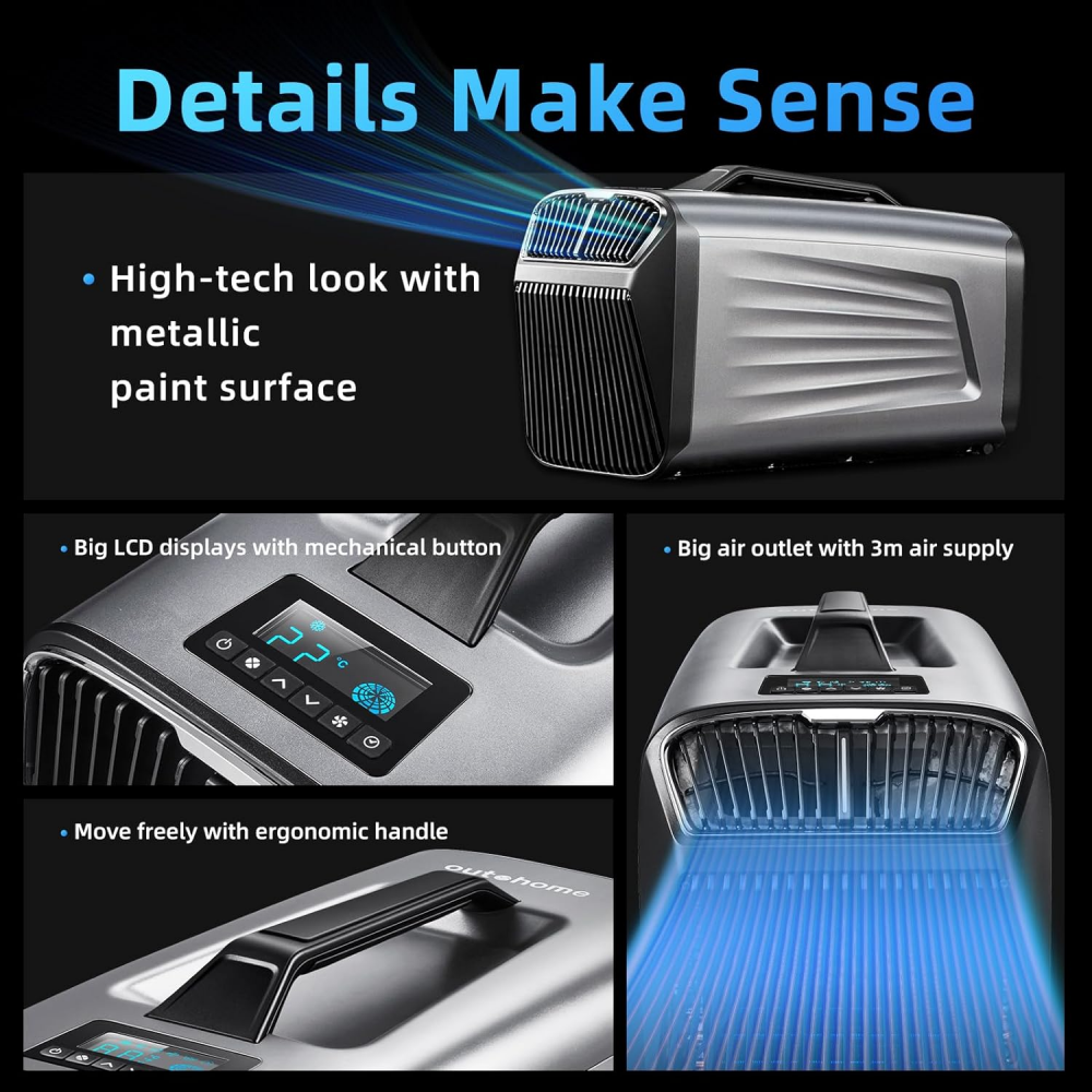 Portable air conditioner IOG-1（Silver）