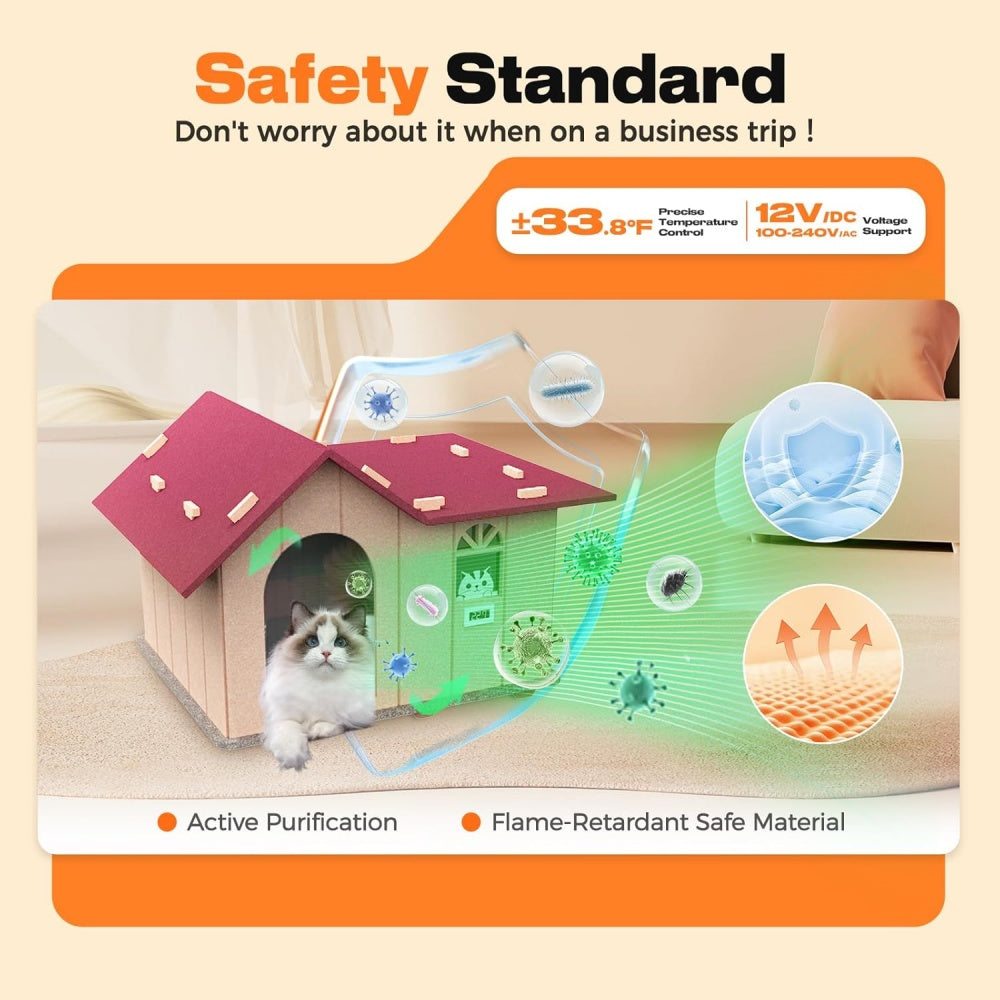 Smart Thermostat Cat House PT002