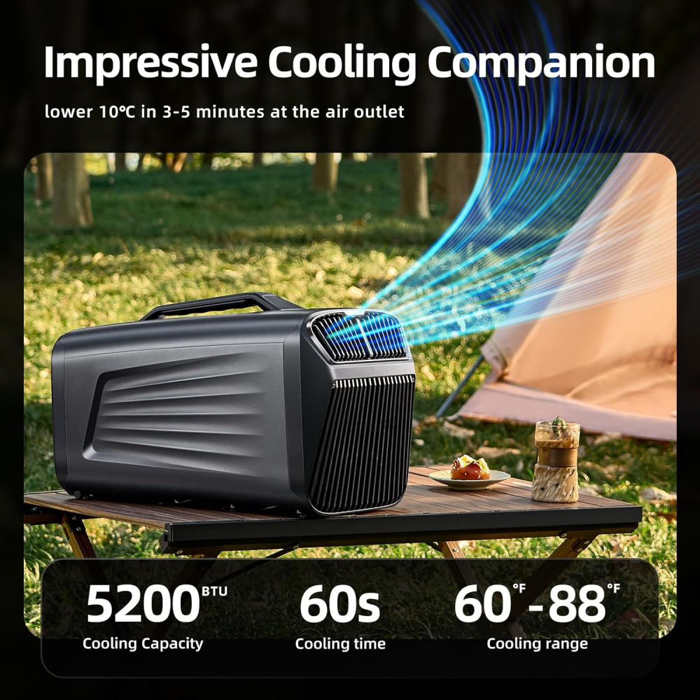 *Portable air conditioner IOG-1（Grey） product photo (5/16) - OUTOHOME