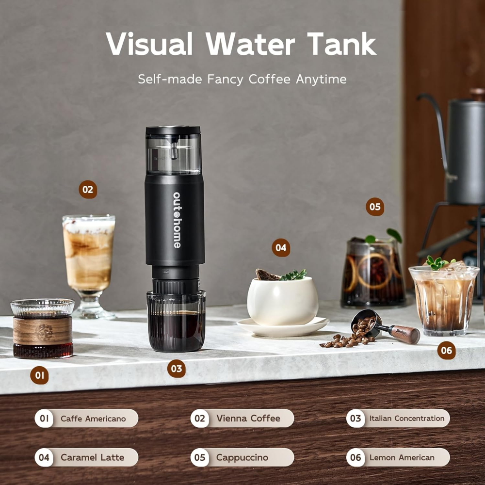 Portable Electric Espresso Machine MG731D11B