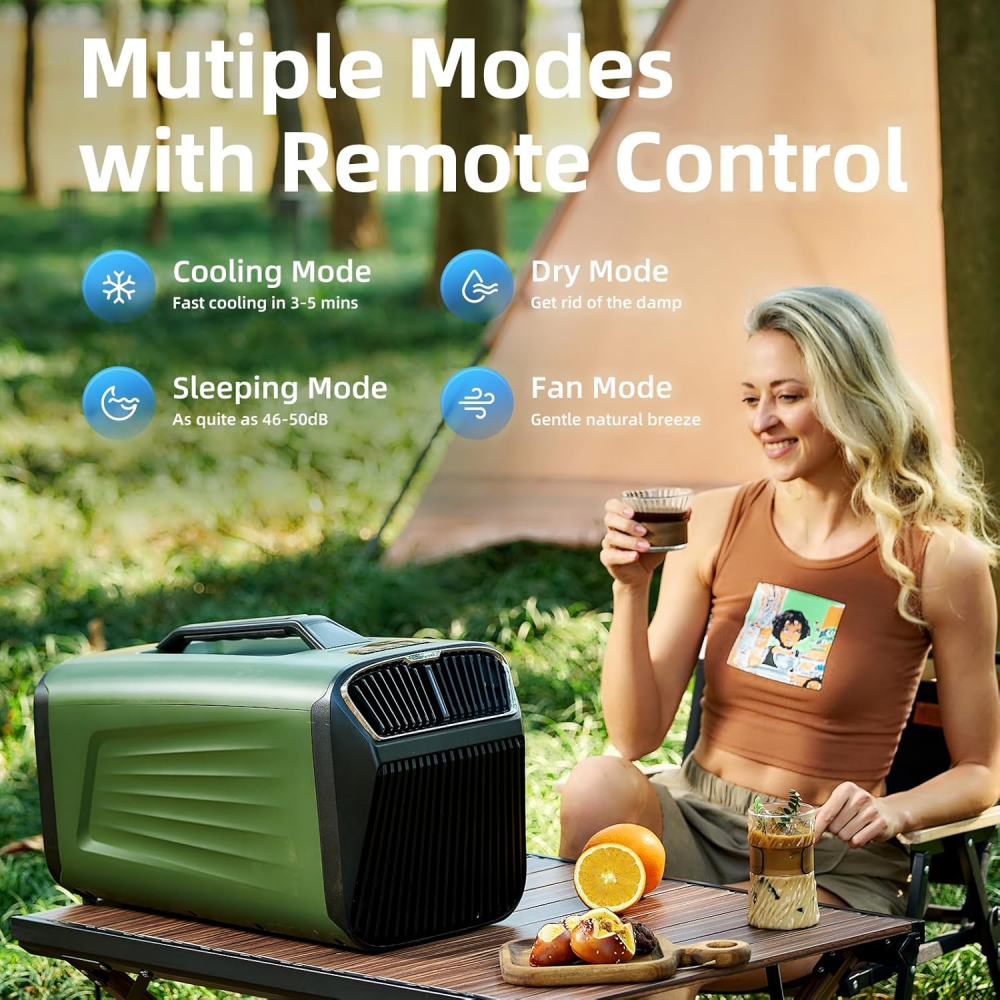 Image of Portable air conditioner IOG-1（Green） product photo (11/13) - OUTOHOME